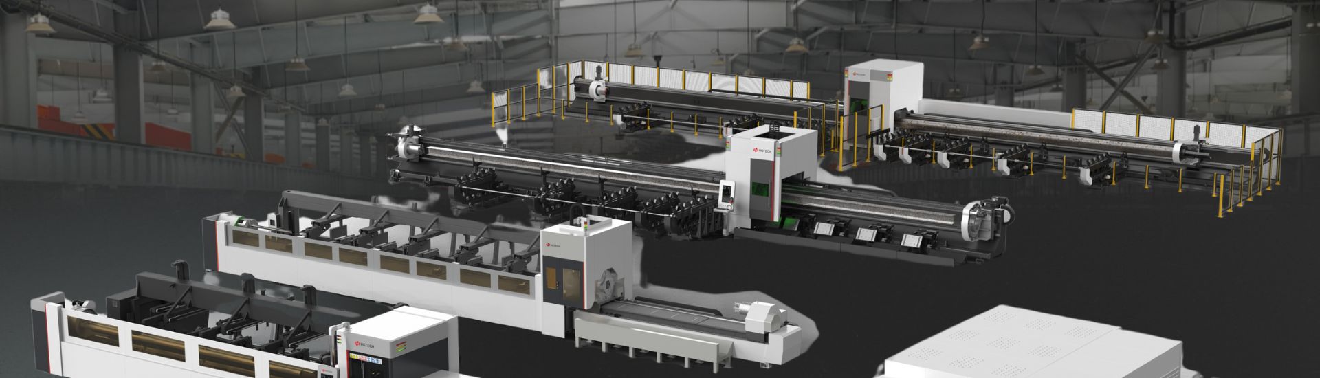 Tube laser cutting machines