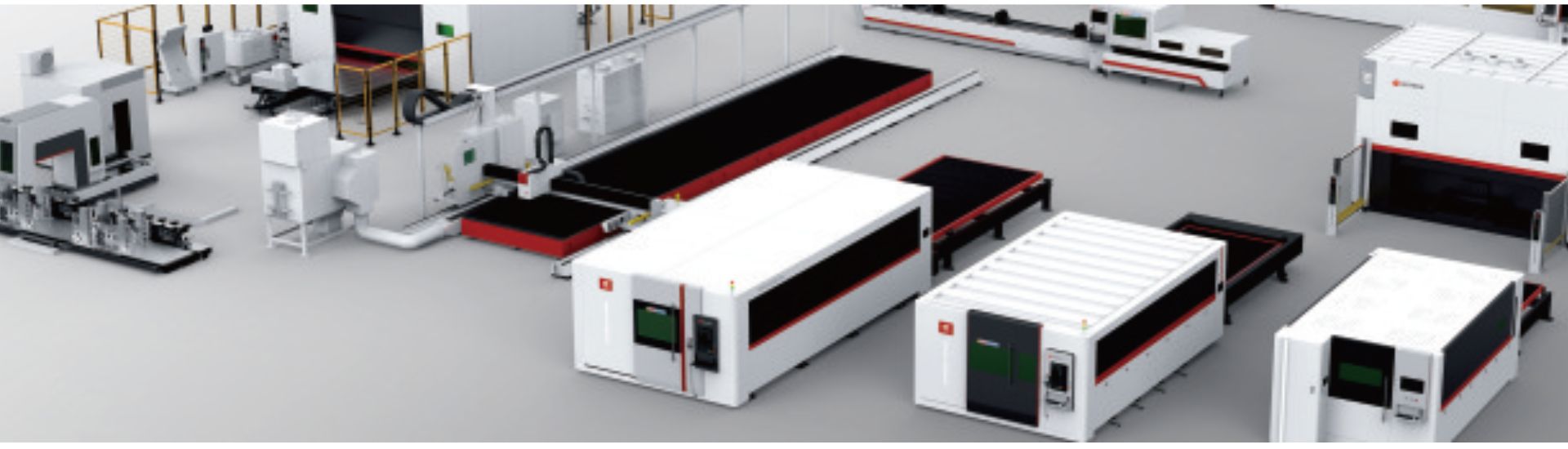 Sheet metal laser cutting machines